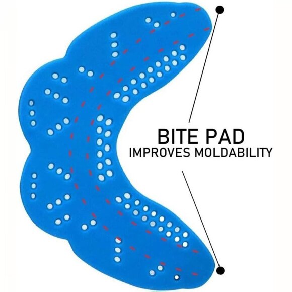 Sports Mouth Guard 1.6mm Custom Fit Youth/Adults Blue - Picture 3 of 8